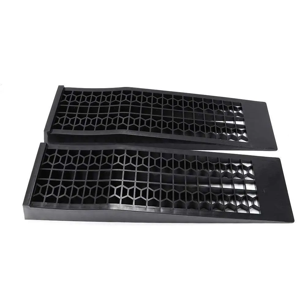 

Plastic bracket plate for car repair and maintenance ramp for oil change bracket and car repair ramp