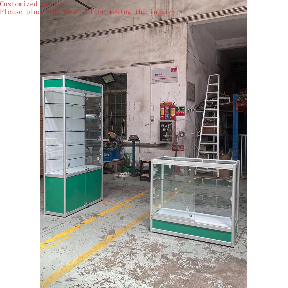 

Custom.Cheap Pharmacy Furniture Display Cabinet Glass Drugstore Counter Pharmacy Decoration