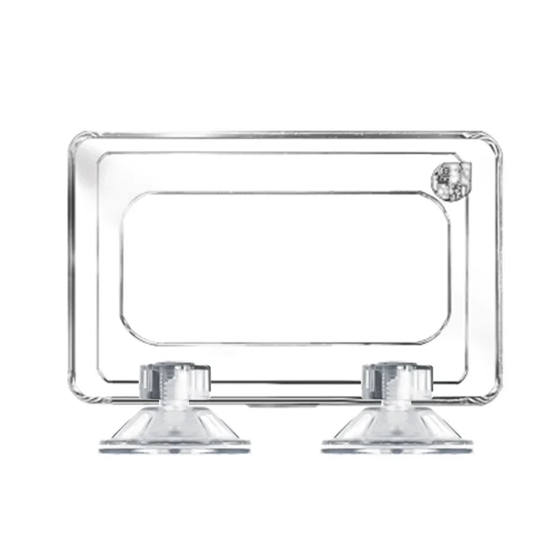 

BSFH Aquarium Feeding Circle-Crystal Clear Acrylic Feeder with Dual-Layer Design,Non-Spill Fish Food Guard for Planted Tanks