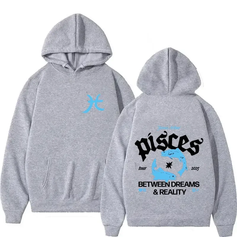 Singer James Arthur The Pisces World Tour High Quality Y2K Hoodie Harajuku Casual Hip Hop Streetwear Sweatshirts Men Pullovers