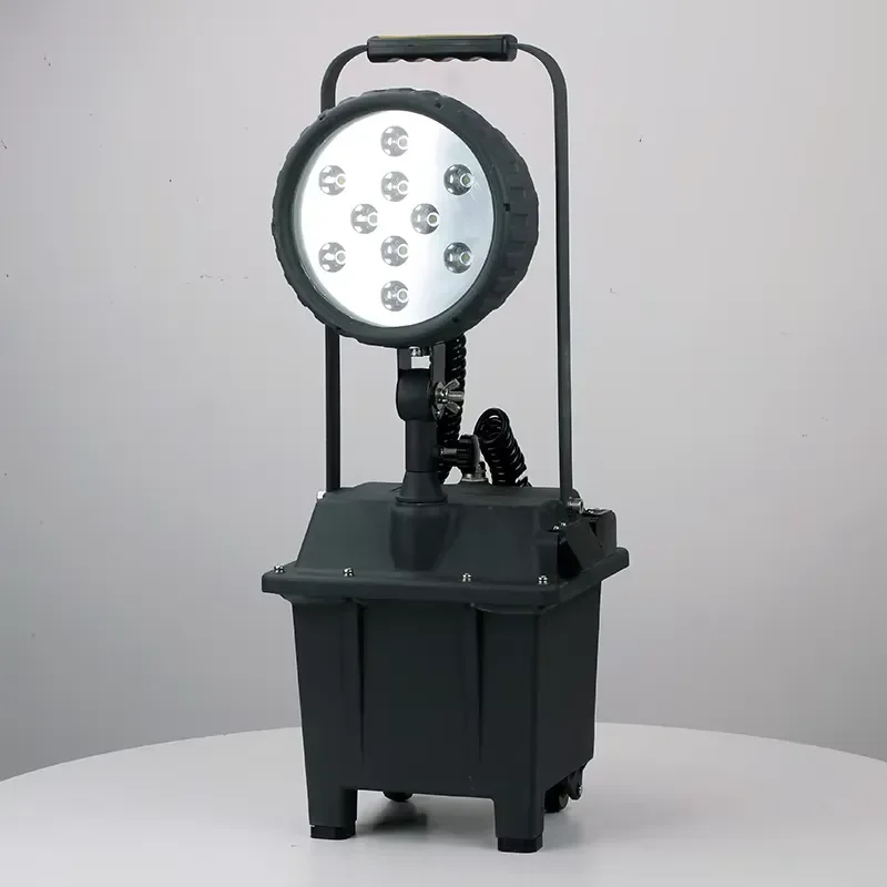 Magnetic Portable Work Light Emergency Explosion Proof Searchlight Trekking Floodlight For Garage Container Repair Inspection