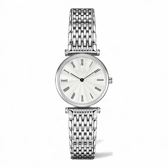 

Luxury New Ladies Quartz Watch Jialan White Plate Steel Relogio Masculino