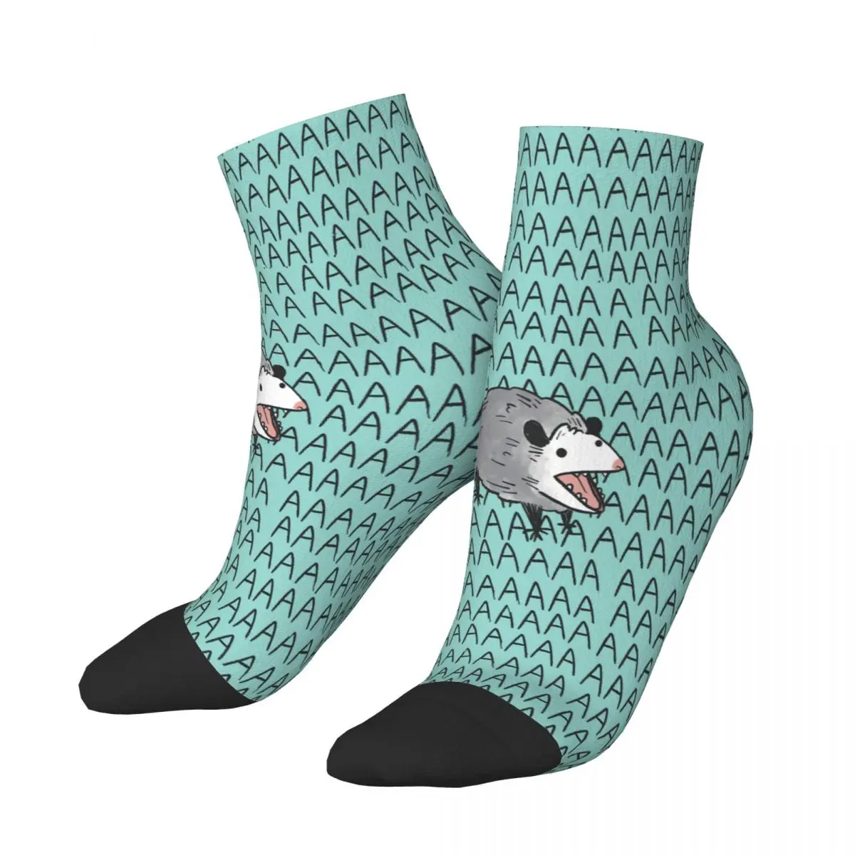 

Blue AAAA Opossum Ankle Socks Male Mens Women Winter Stockings Hip Hop