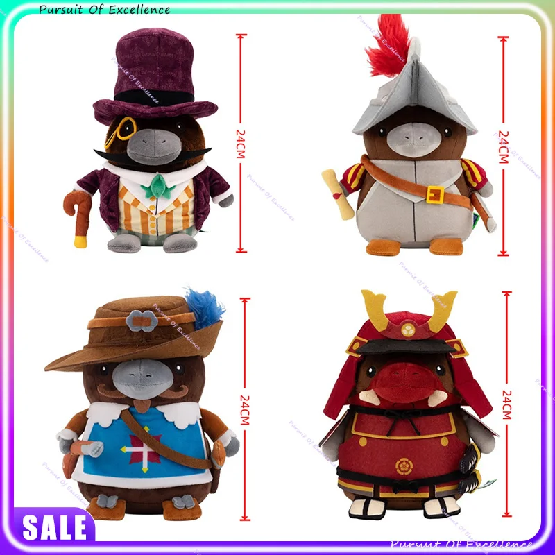 

Плюшевая кукла-монстр Kaiser 24 см и брелок — игровой аксессуар по игре Hearts of Iron IV 2026, идеальный подарок на праздник