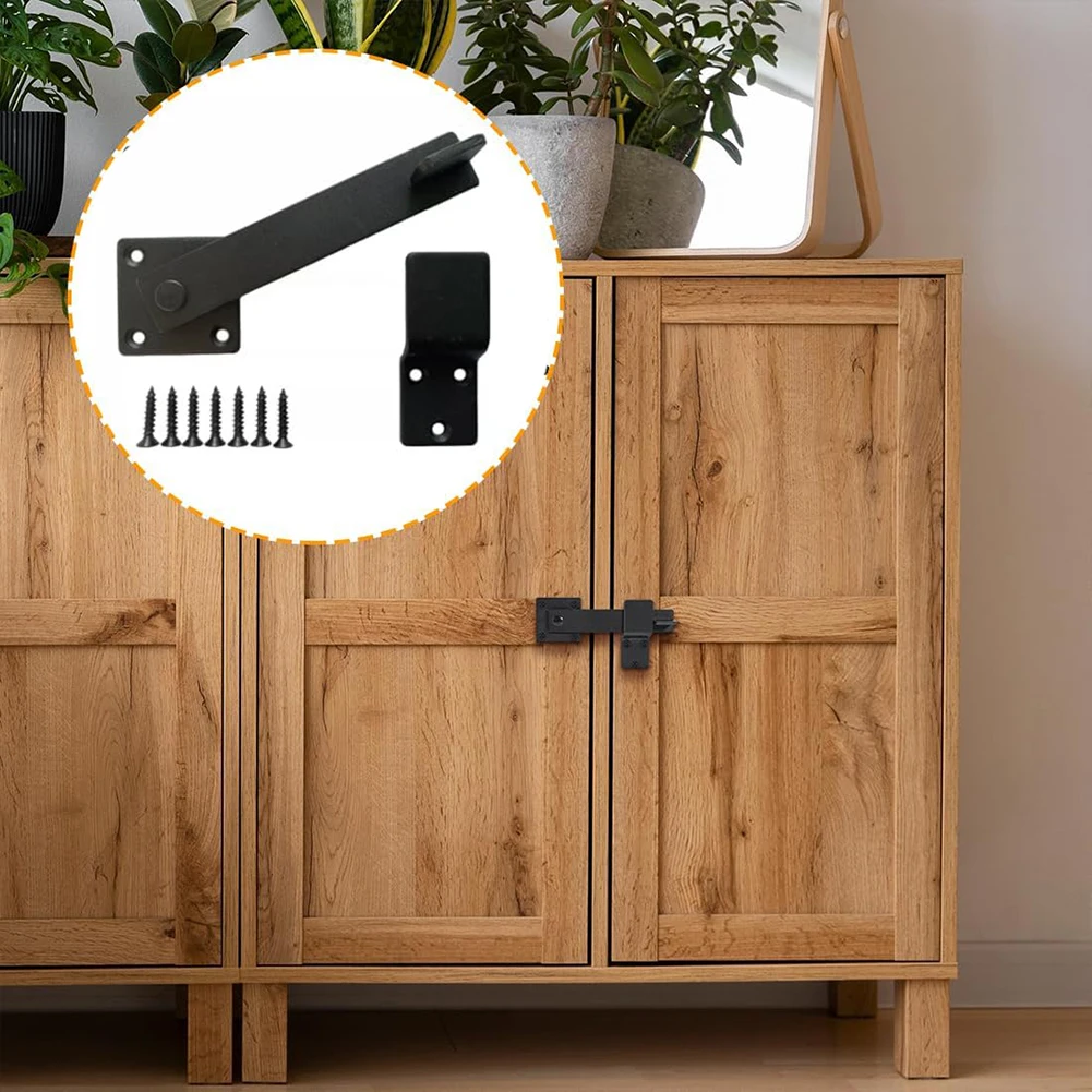 Heavy Duty Wooden Gate Latch with Smooth Rotating Mechanism for Secure For Outdoor Garden and Fence Applications