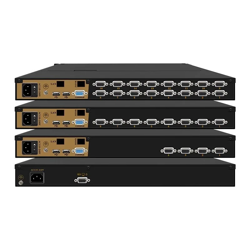 9-Inch LCD monitor, computer room, network keyboard and mouse, video cabinet, splitter, all-in-one machine y
