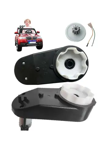 RS390 어린이용 4WD 자동차 모터가 장착된 어린이 전기 자동차 기어박스, 자동차 RS390 감속기 타기, 장난감 액세서리 타기