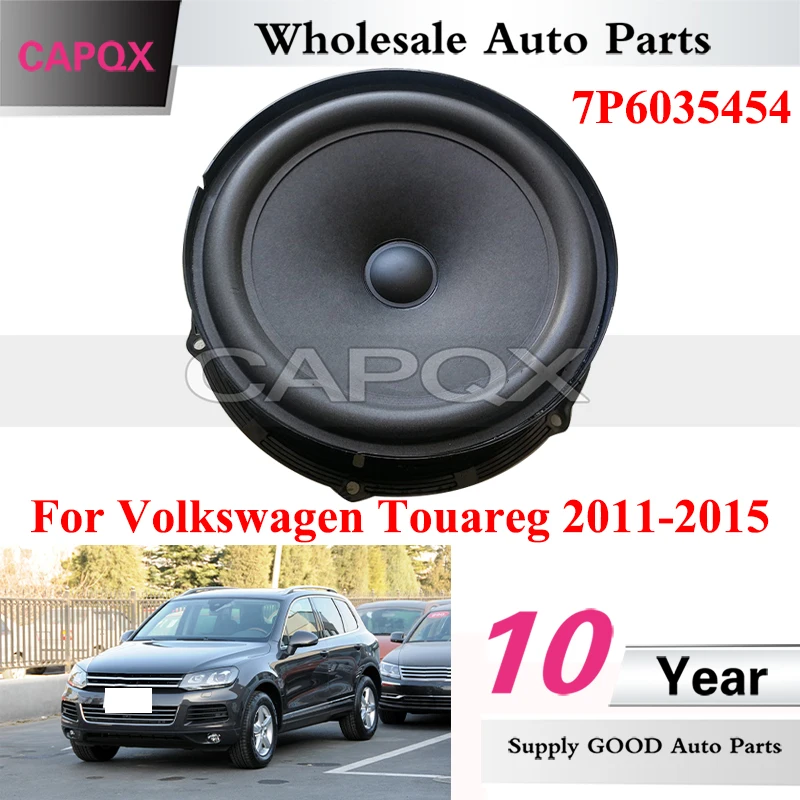 

CAPQX 7P6035454 Car Door Horn For Volkswagen Touareg 2011-2015 Door Speaker Horn Car Door Loudspeaker Subwoofer