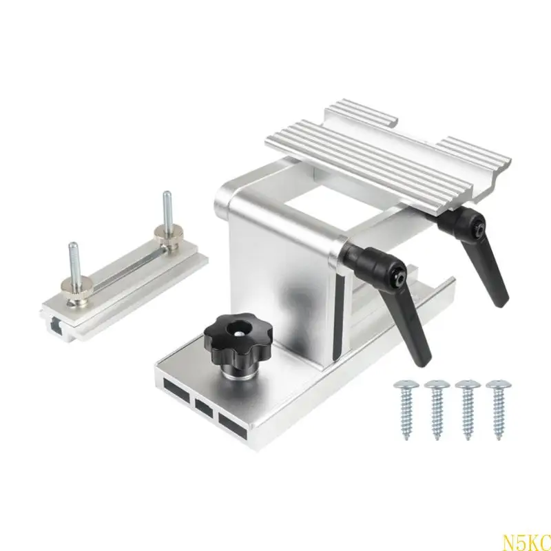 

N5KC Adjustable Replacement Tool Rest Sharpening Jig for 6 8inch Benches Grinders and Sanders Pivoting Slide Flat Miter