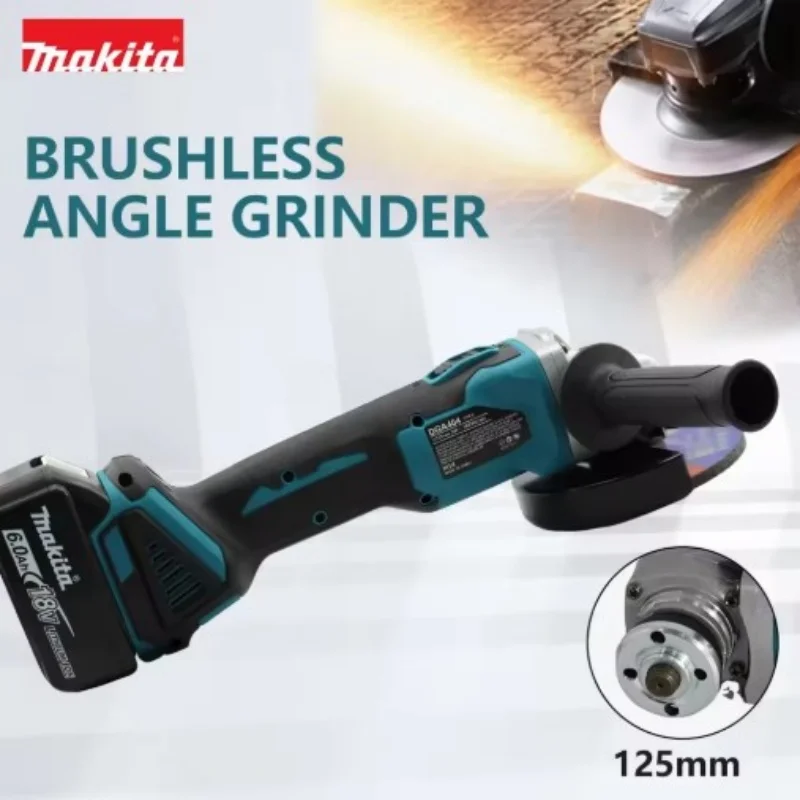 Makita DGA404 18V Brushless Angle Grinder Cordless Electric Sander Power Tool for DIY And Professional Use