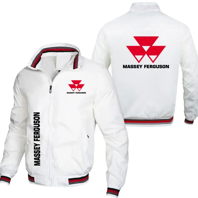 2025 ربيع الخريف ماسي فيرغسون شعار مطبوعة موضة الرجال ma1 الطيران سترة معطف سستة الترفيه الرياضة الرجال سترة #2