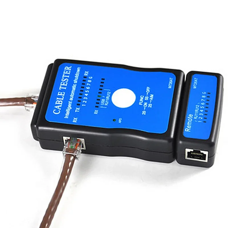 Tester per cavi di rete RJ45 RJ11 RJ12, tester per cavi Cat6 UTP LAN Categoria 5, cavo di rete, rilevatore di linea telefonica, strumento di tracciamento