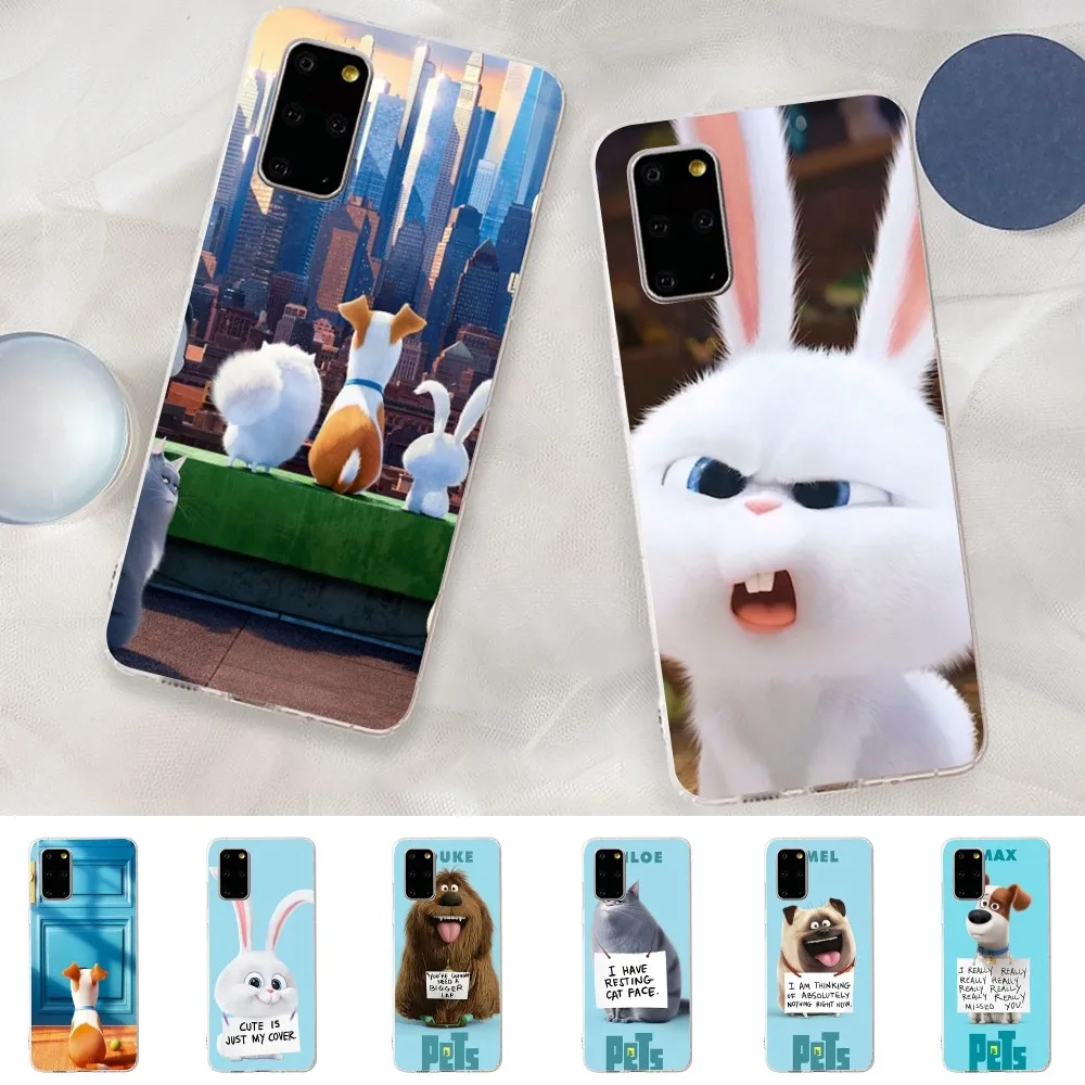 La vita segreta del P-PETS custodia per telefono per Samsung S21 A10 per Redmi Note 7 9 per Huawei P30Pro Honor 8X 10i Cover