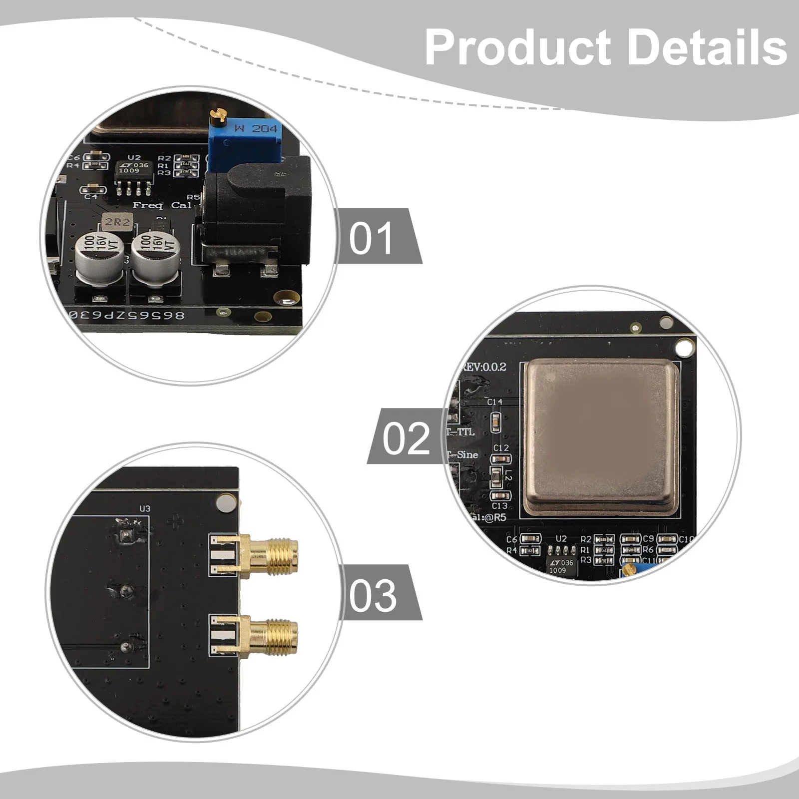 OCXO 10MHz Frequency Standard Reference Module For Crystal Oscillator Board Frequency Standard Reference Module