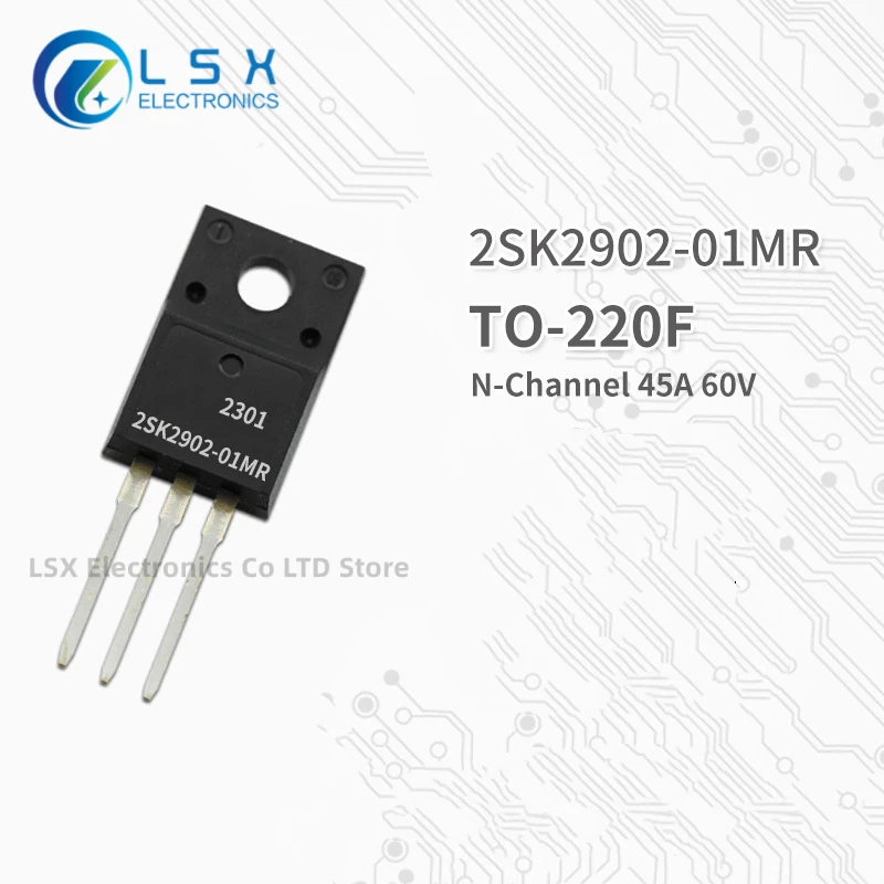 10PCS NEW Original  Factory Direct Sales 2SK2902-01MR TO-220F Encapsulation N Channel MOS Field effect transistor 45A 60V