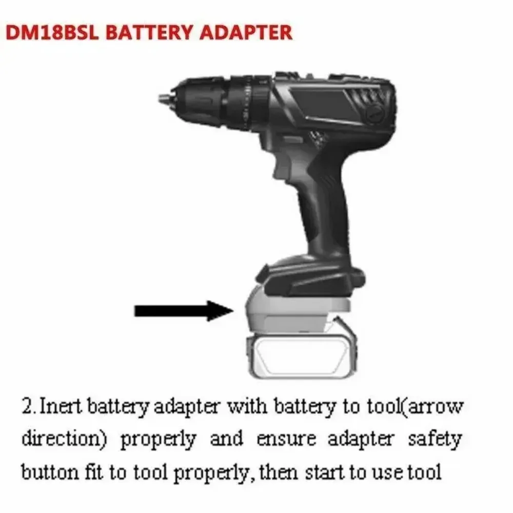 Imagem -06 - Conversor de Adaptador de Bateria para Milwakee Bateria 18v para Bosch Lithium Power Tool Dewalt 20v Max Li-ion Dcb200 Dcb201