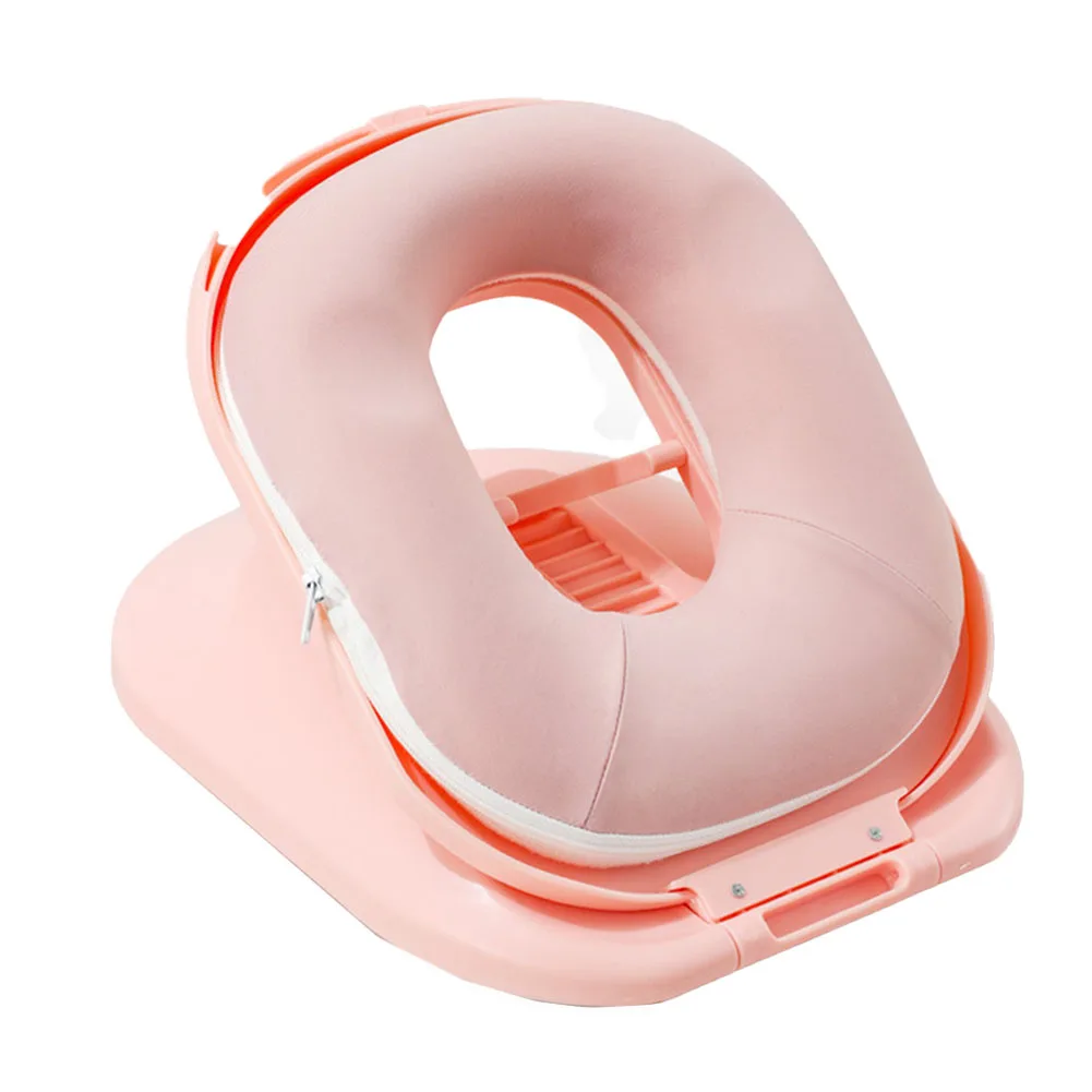 

Neck Support Pillow Detachable Pillow Lunch Break Travel Nap Comfortable Head Support Easy Storage Hygienic Cover