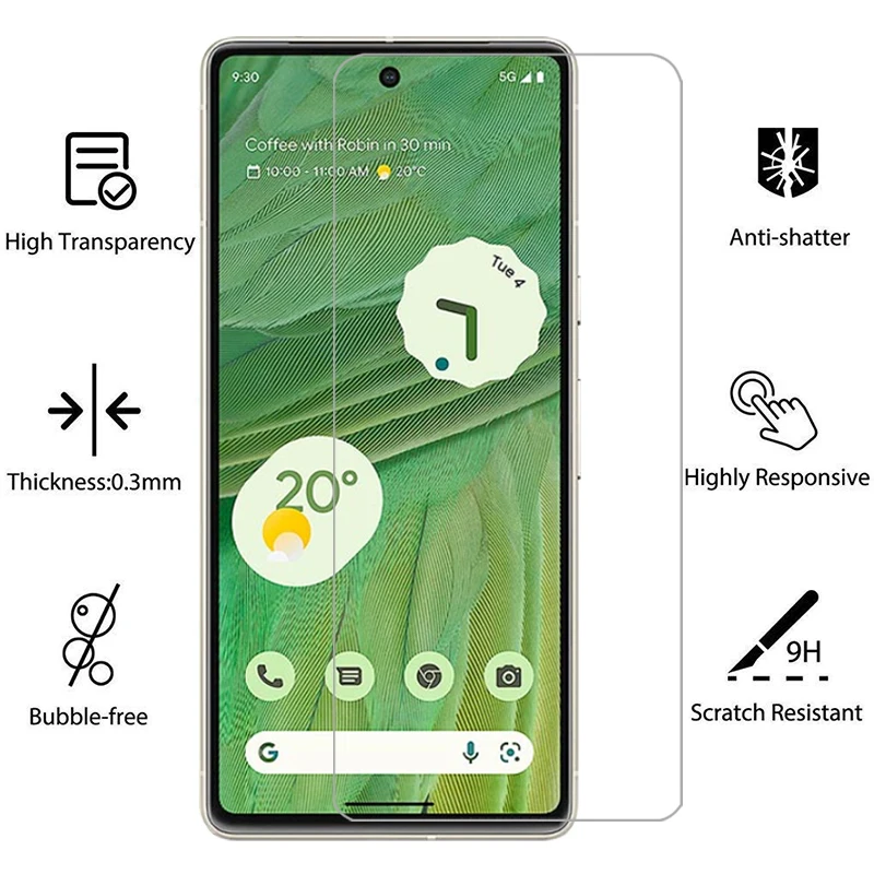 tempered glass for google pixel 7 phone case on pixel7 5g google7 googlepixel7 7case back cover 360 gogle goole pixle pix pixe