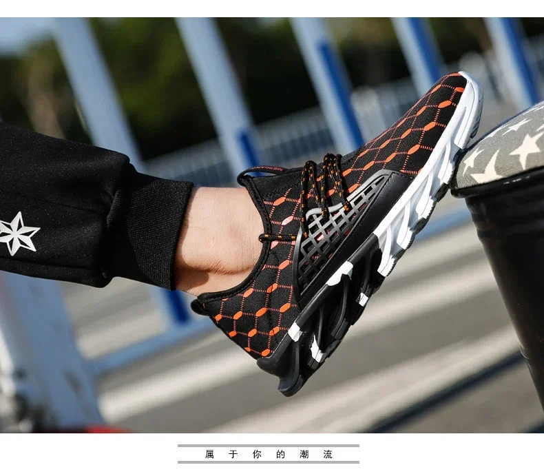 Herren Sportschuhe Atmungsaktive Freizeit Wanderschuhe Herrenmode Kleidung Tennis Sportschuhe – Detail 17
