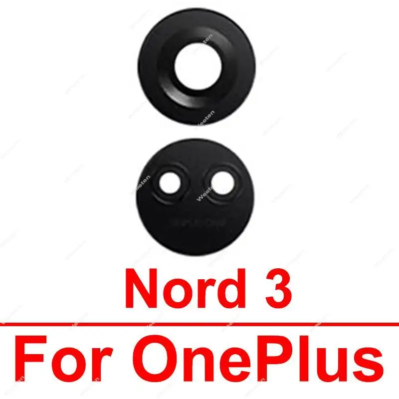 For Oneplus 1+ Nord 3 Rear Camera Lens Glass Back Camera Small Glass Lens with Sticker Replacement