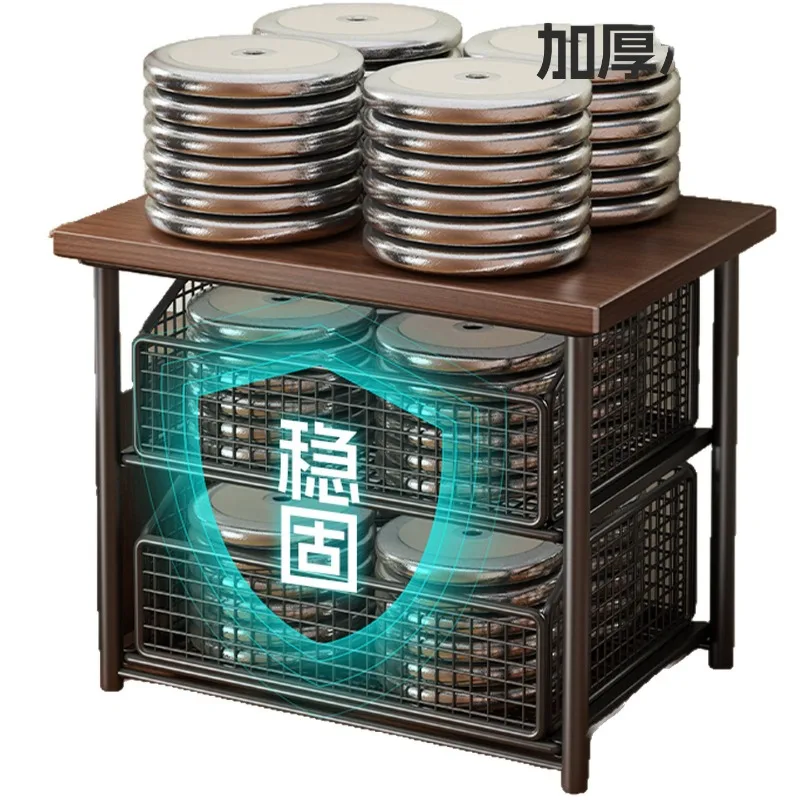 Coffee machine raised rack, desktop rack, workstation, pantry, storage basket, side cabinet, layered rack, tea bag rack