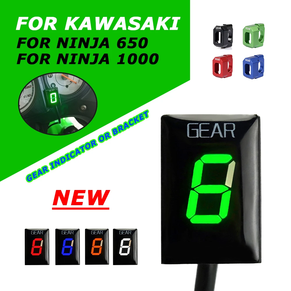 For Kawasaki Ninja 650 Ninja 1000 Ninja1000 Motorcycle Accessories Gear Indicator Gear Counter Display Speed Report Indicator