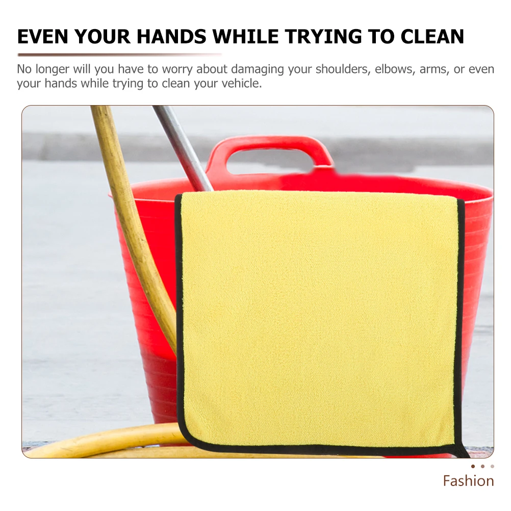 

2pcs 30x60cm Reusable Cleaning Cloth Towels Bike Motorcycle Car Wash Drying Fine Fiber Multi-function Daily Use Suitable Metal