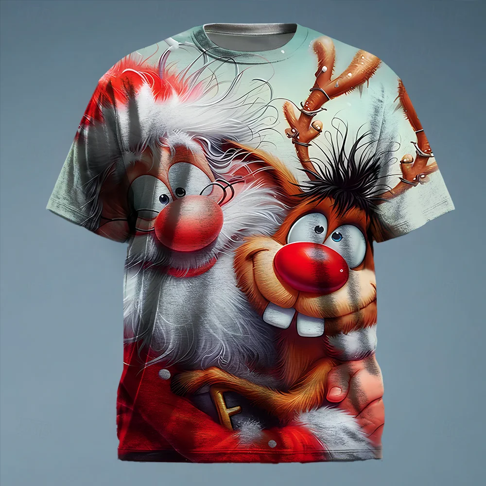 

S-9xl, большие размеры, большой и высокий короткий рукав (Рождественский элемент), стильные красно-зеленые оттенки, легкие, подходят для комфорта на весь день