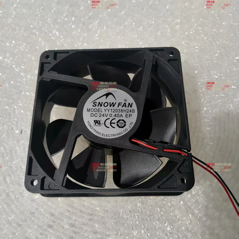 

SNOWFAN YY12038H24B DC 24 В 0,40 А 120x120x38 мм 2-проводной охлаждающий вентилятор для сервера