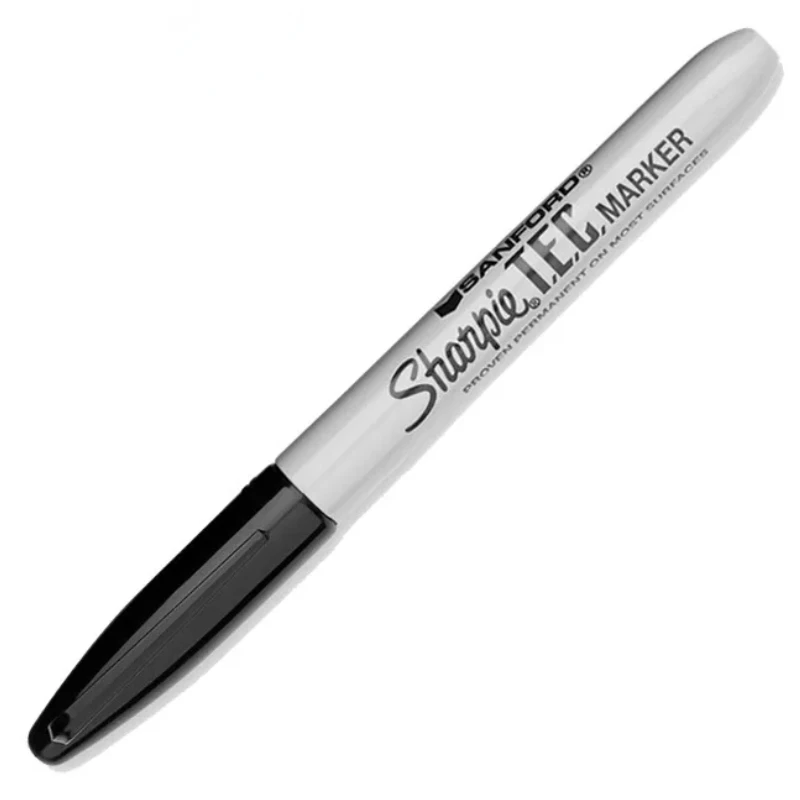 Sharpie T.E.C Trace Element Certified Permanent Markers Black 1mm for Aviation Industry Electronics Shipbuilding Metal Paint Pen