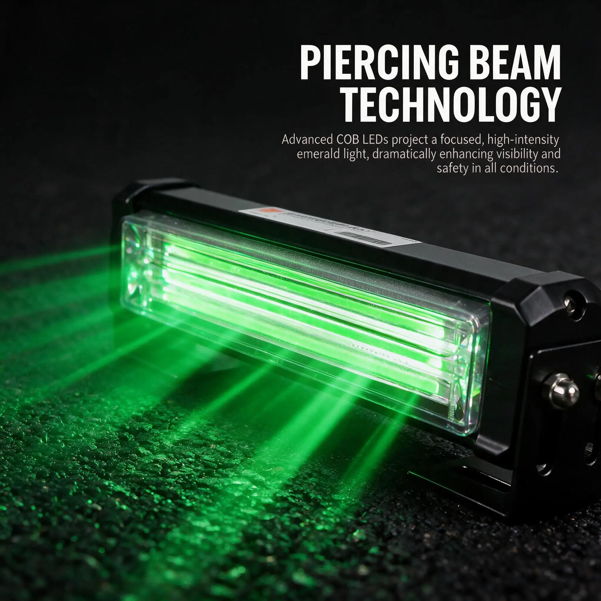 Grille Flashing Light Bright COB Strobe Remote Control Roof Opening Green Warning Rescue Navigation Signal Lamp Off-road 12V-24V