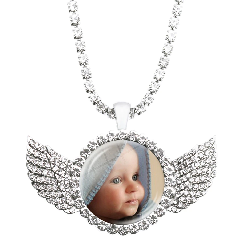 Collana personalizzata personalizzata foto mamma papà bambino bambini nonno genitori regalo fotografico progettato su misura per il regalo di anniversario di famiglia