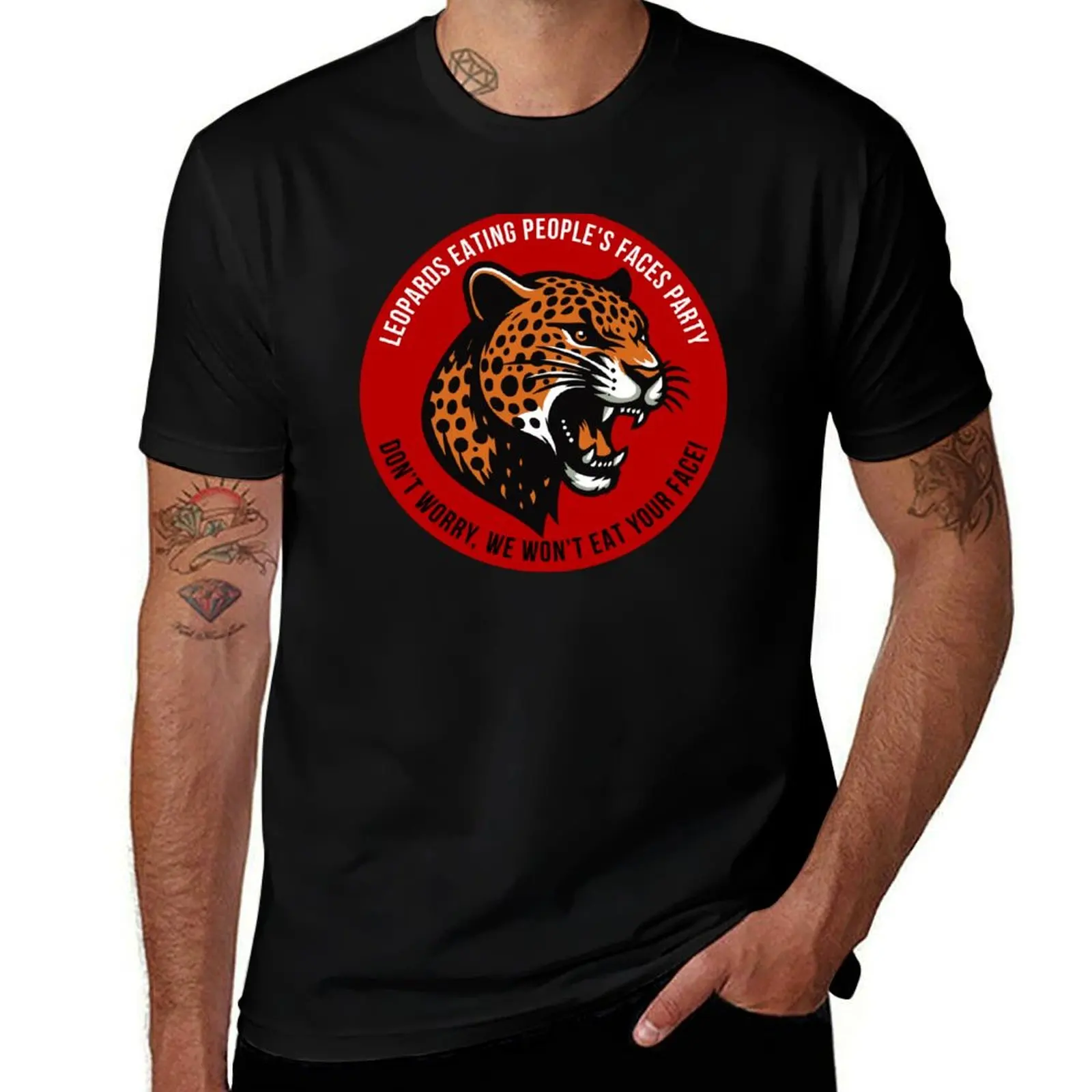 

Leopards Eating People's Faces Party T-Shirt gifts for boyfriend shirts graphic tees tees plain t shirts men