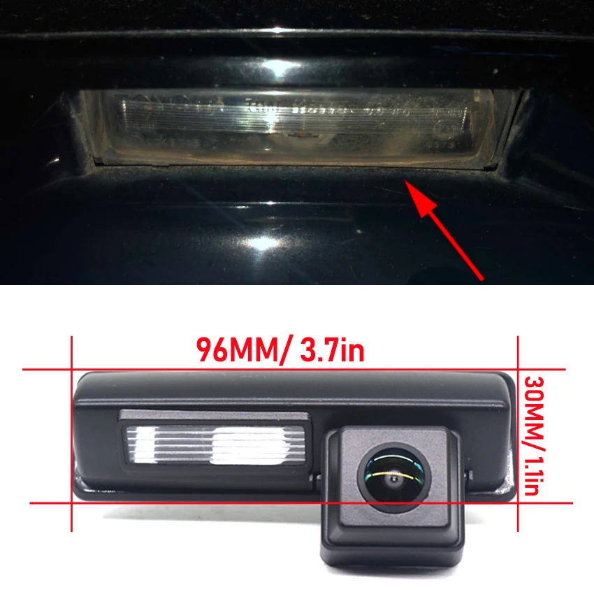 HD 1080x720P Car Rear Camera For Toyota Camry Daihatsu Altis XV40 2007 2008 2009 2010 2011 Night Vision Parking Reverse Camera