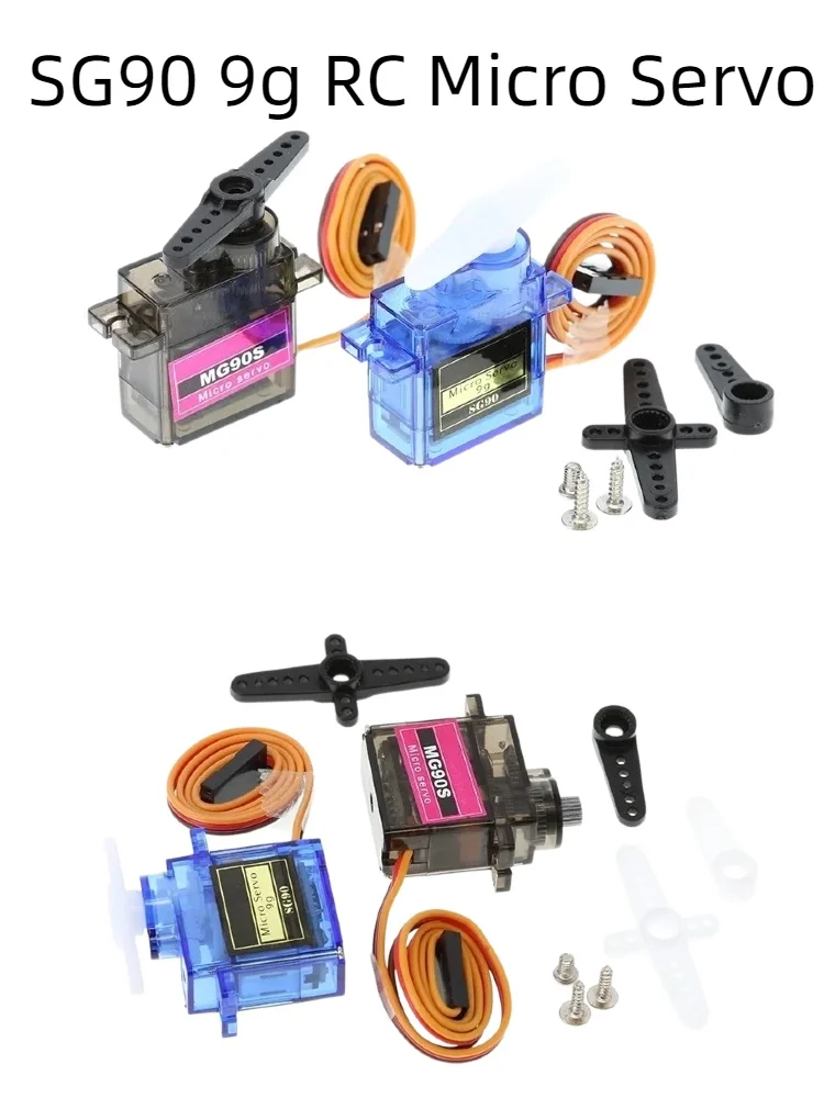 MG90S 9g Micro Servo Metal Gear High Torque Digital Servo for RC Helicopter Airplane Car Boat Robot Arduino