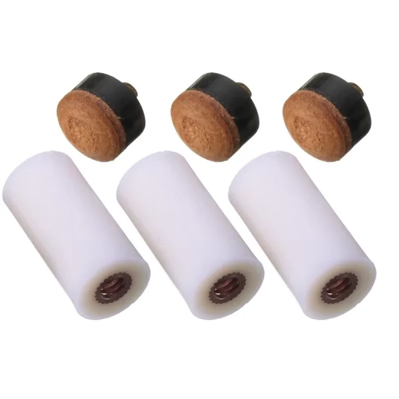 5/10PCS 11/13mm Billiard Replacement Set Pool Cue Tips Pool Billiard Cue Stick Ferrules Screw-On Tips Snooker Billiards Acces view 6