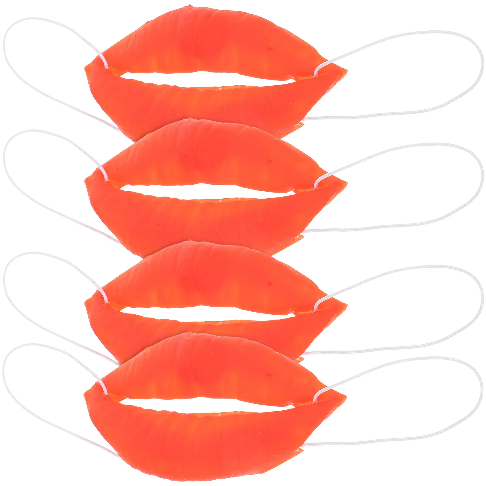 Shock Gum Prank Clown Nose Facial Cosplay Props LED Mask Plastic Halloween Mouth