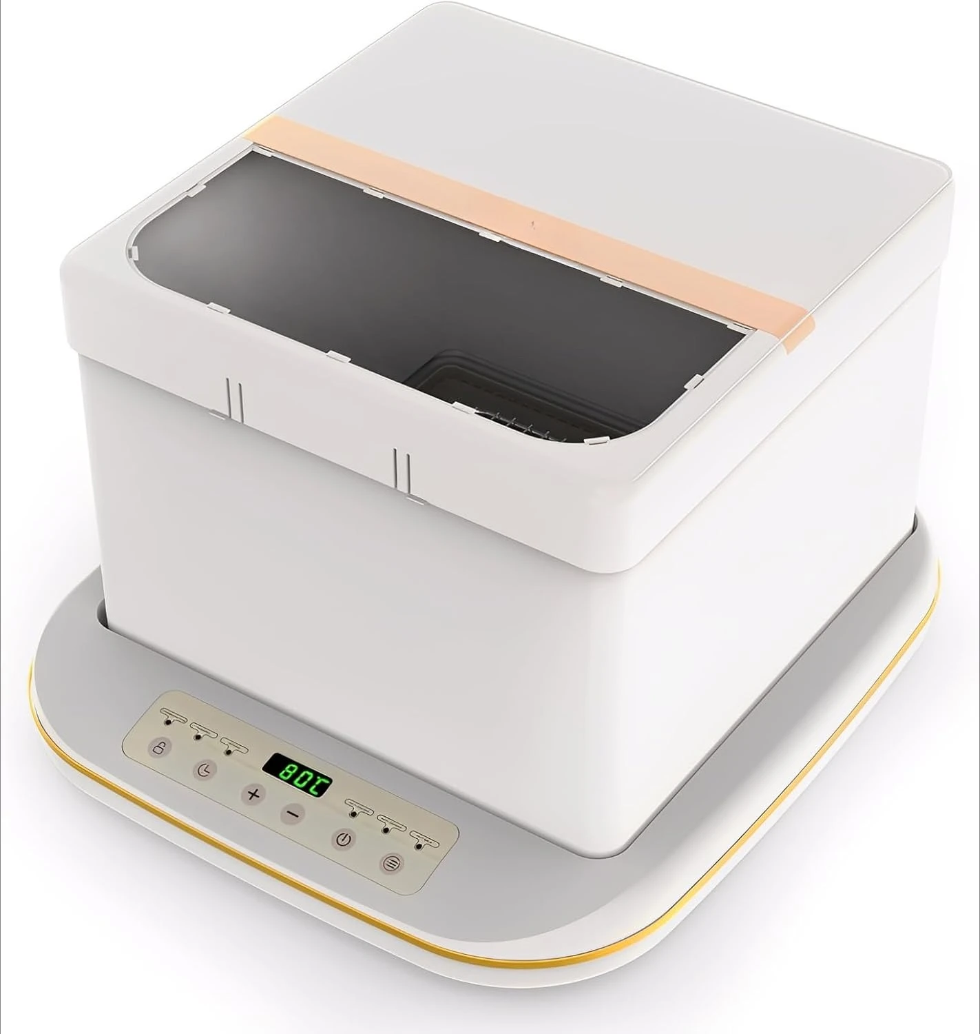 صندوق عازل للخبز قابل للطي وطباخ بطيء مع 0-120 ℃ التحكم في درجة الحرارة وصندوق التدقيق للمؤقت 10 ساعات للعالجة الحامضة، شعبي جديد #2