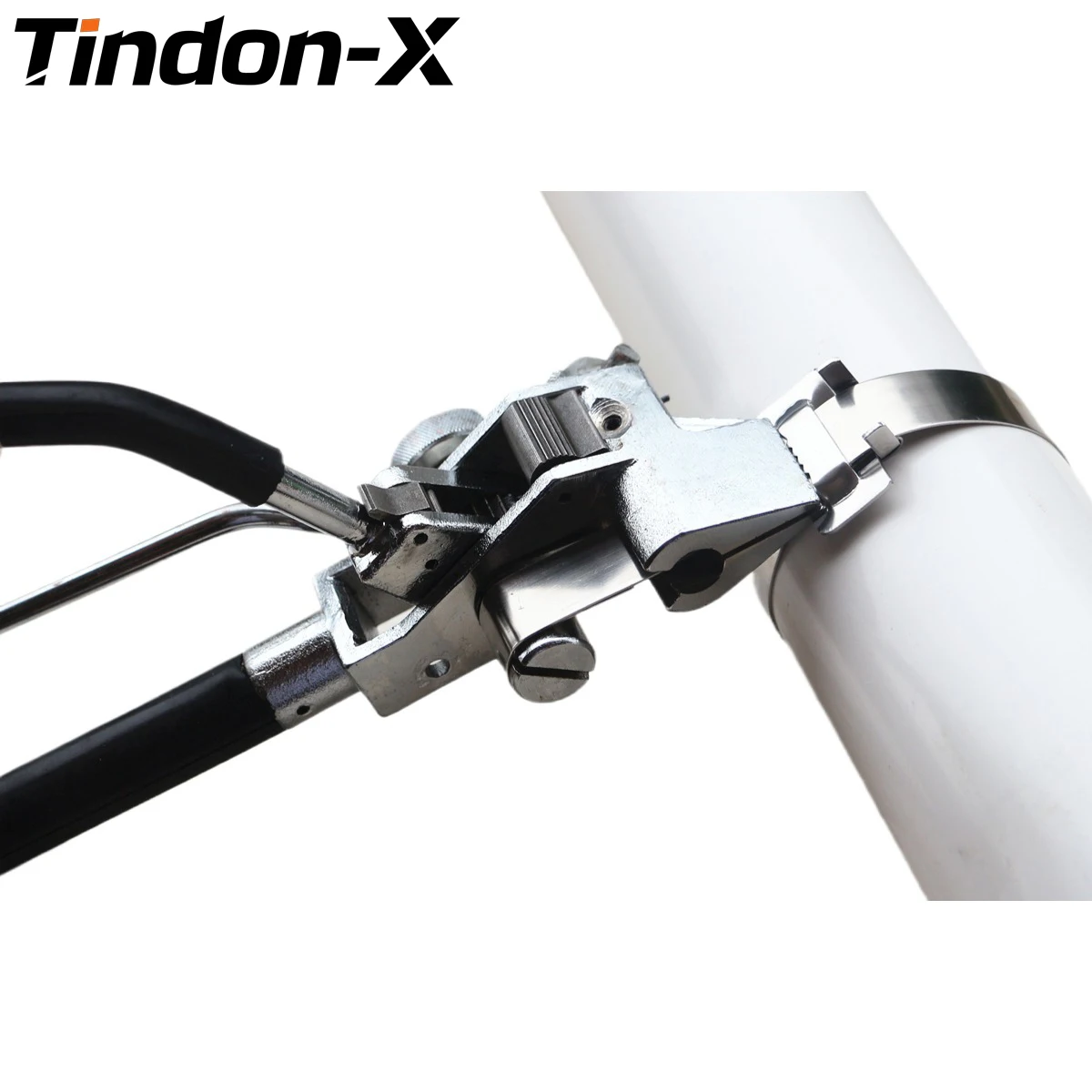 كماشة ربط كابل من الفولاذ المقاوم للصدأ Tindon-X مع شداد وقاطع - أداة تعبئة حزام فولاذي لتجميع مشابك ربط #1