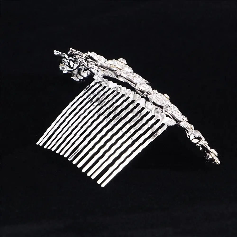 Diadema elegante para novia, Tiara, peineta para el pelo, tocado de corona dulce, joyería de boda, accesorios de moda, Accesorios para peinados