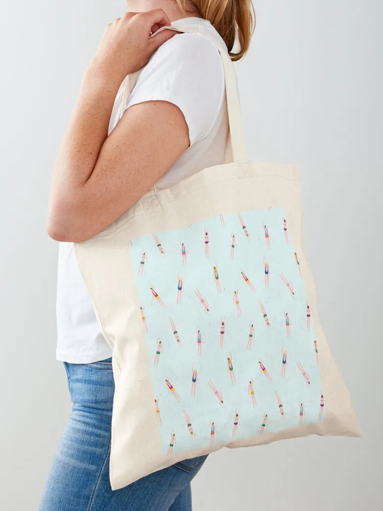 

Swimmers in the pool or sea Tote Bag Customizable tote bag ecological bags Shopper bag luxury women