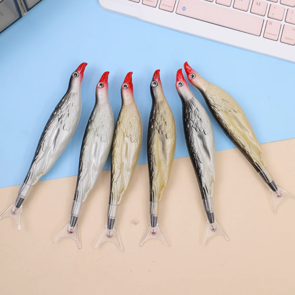 Funny Ballpoint Pen Creative Bird Shape Simulation Vulture Gel Pen 0.7mm Black Ink Student Writing Tools School Office Supplies