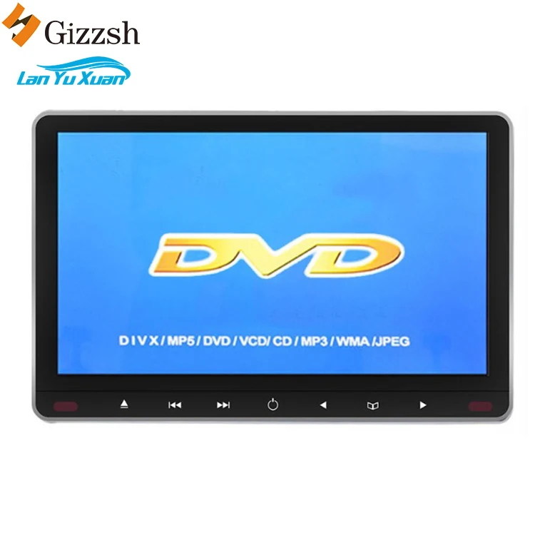 Car headrest monitor CD DVD MP3 MP4 MP5 video player 11.6inch headrest DVD monitor