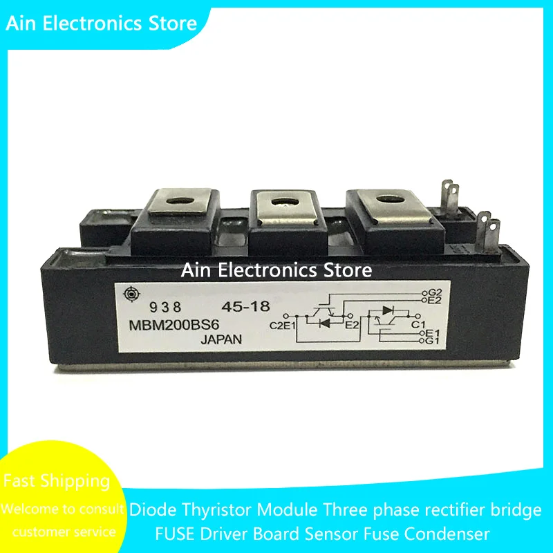 

MBM150HS12A MBM200BS6 MBM200HR6G MBM200HS6G MBM400HR6G NEW AND ORIGINAL IGBT MODULE IN STOCK