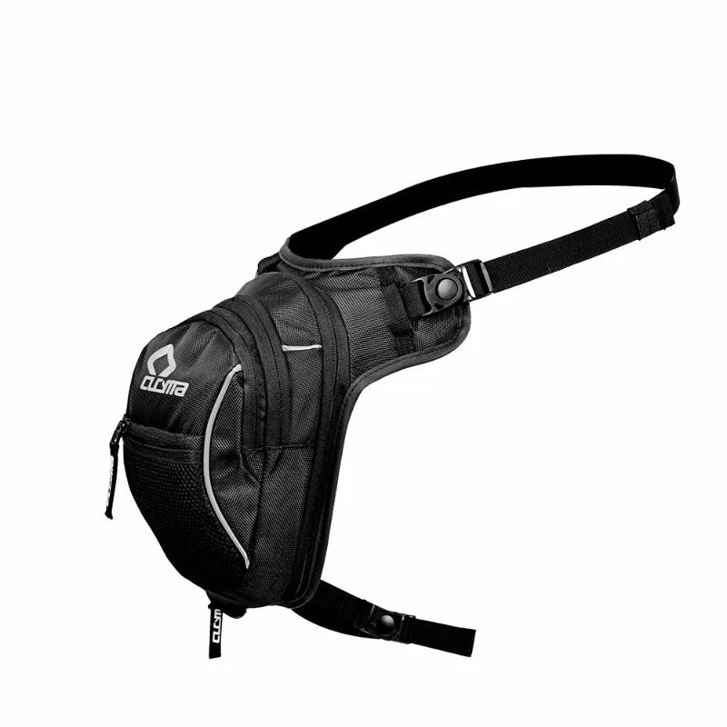 حقيبة ساعي ركوب الدراجات النارية من CUCYMA، حقيبة خصر وساق قاطرة مقاومة للماء، حقيبة ساق ركوب الدراجات، حقيبة دراجة نارية.