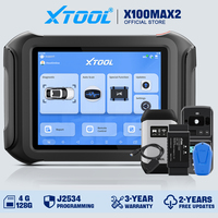 XTOOL X100 MAX2 Full Sets Key Programmer All System Car Diagnostic Tool J2534 ECU Programming 42 Service Bi Directional Key Fob