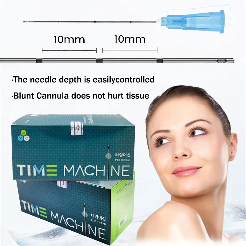 50Pcs Factory Disposable Blunt-tip Cannula 22g 50mm 70mm Blunt Fine Micro Body Piercing Needles Cannula Syringe Tool