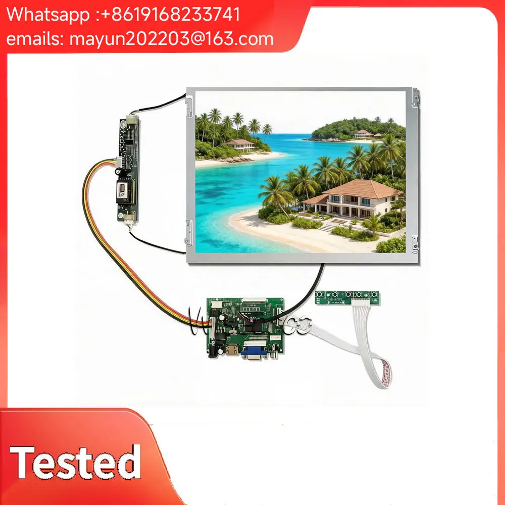 .1-inch LCD display panel: G121SN01 V3 800x600 resolution VGA interface 400 cd/m² brightness 50,000 hours lifespan.