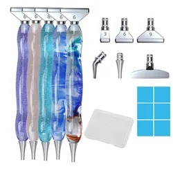 DIY Diamond Painting Resin Pen With Gold Metal Heads.Resin Diamond Painting Pen Accessories Eco-friendly Alloy Replacement Heads