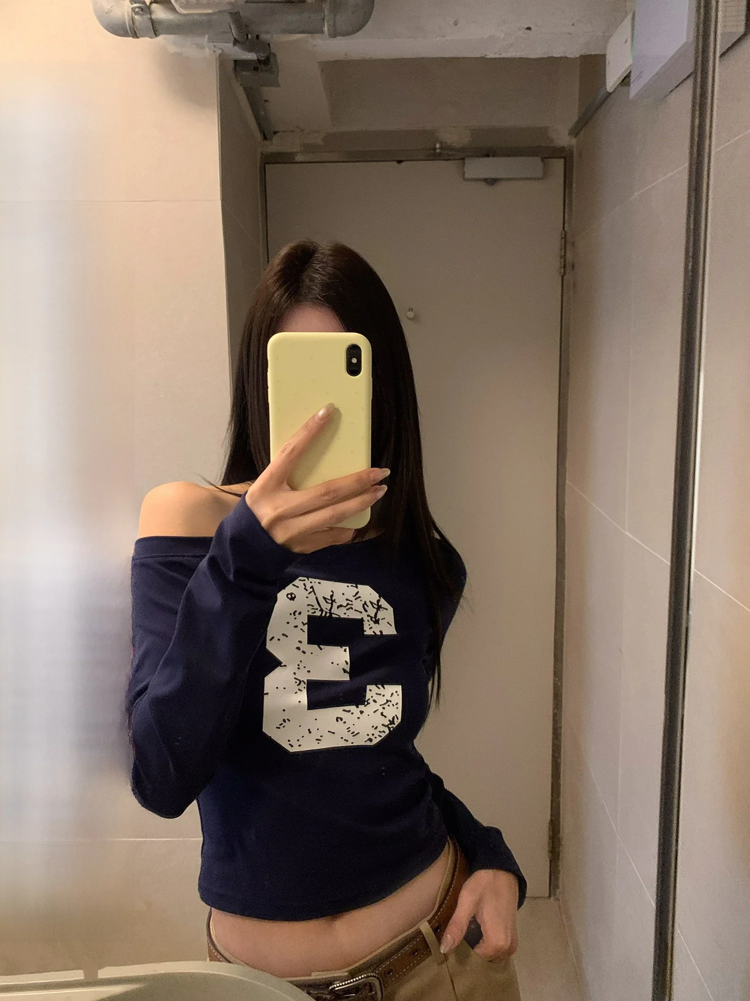 

American Retro Print Diagonal oulder Knitted Long Sve T-irt Dental Bracelets Large Poodle Casual Sle round Ne or...